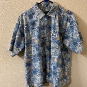 Men’s Shirt Silk Blue✲✳✴✵✶✷✸